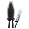 Hidden Desire Plug gonflable Lubinflat Butt 10.5 x 4 cm Noir